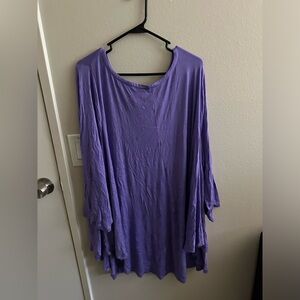 Rosman’s purple tunic top